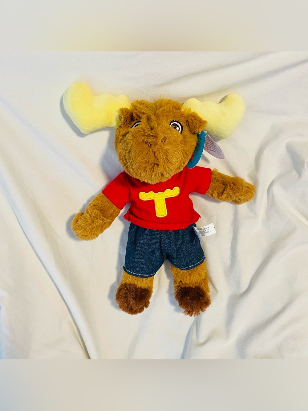 NWT - VINTAGE 1988 PURR-FECTION By MJC - Tommy The Moose - Plush-Stuffed Animal